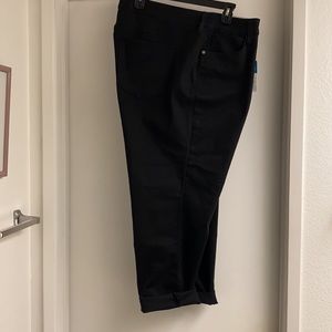 Boutique Brand Black Ankle Jeans Size 24W
